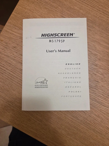 High screen ms1795p - screen,