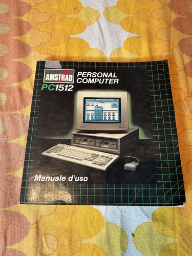 Manuale uso amstrad pc1512 - manuale,