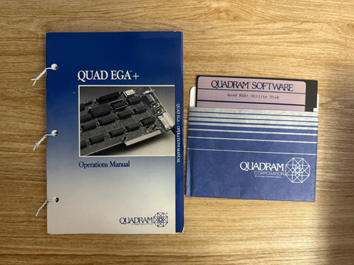 Quadram quad ega manuale - ega+,