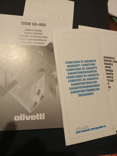 Guida utente olivetti dsm - guida,