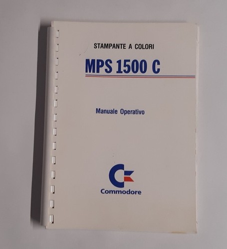 Manuale stampante commodore - manuale,