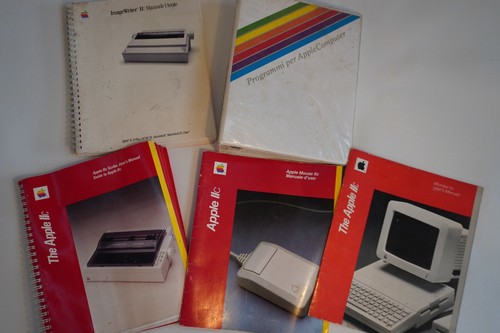 1984 lotto manuali uso apple - lotto, d'uso