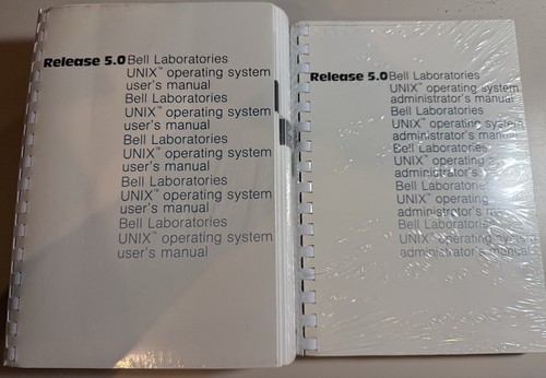 Set manuale bell labs - bell, unix
