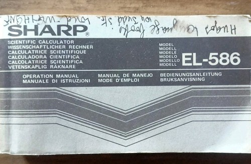 Manuale istruzioni sharp - sharp, el