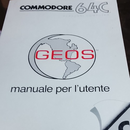 Commodore 64c geos manuale per - geos,