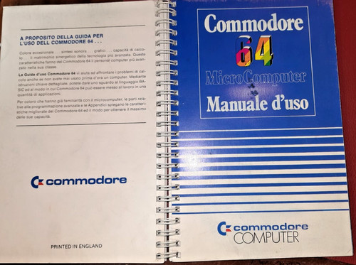 Manuale originale commodore - originale, 64