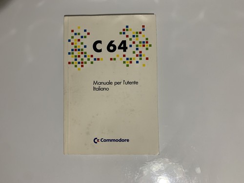 Commodore manuale uso in - commodore, d'uso