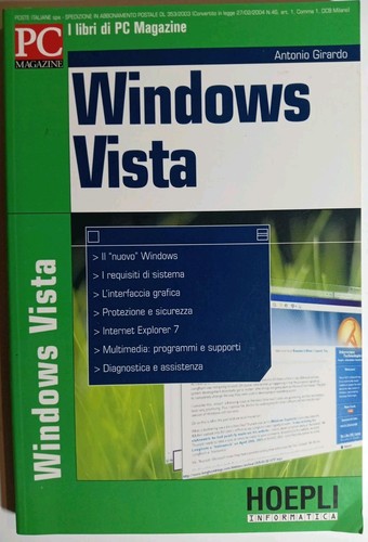 Manuale windows vista antonio - vista,