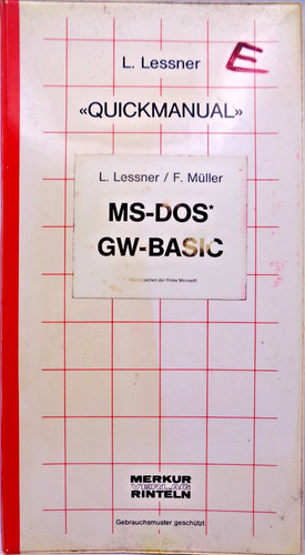 Ibm ms dos gw basic - ibm, gw-basic